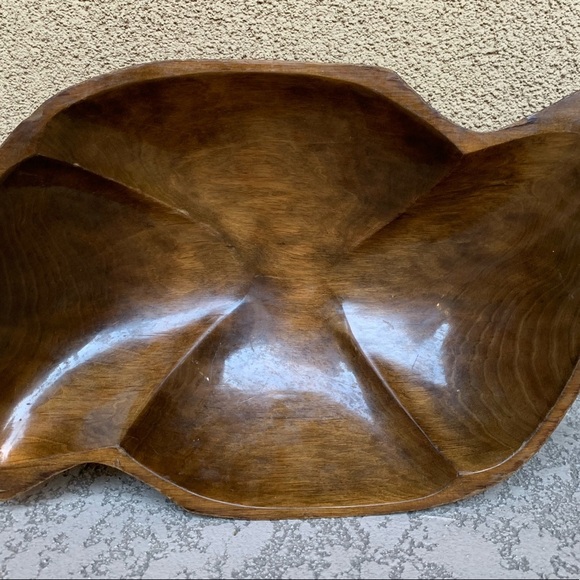 El Mayan Indian Art wooden bowl - Picture 2 of 12